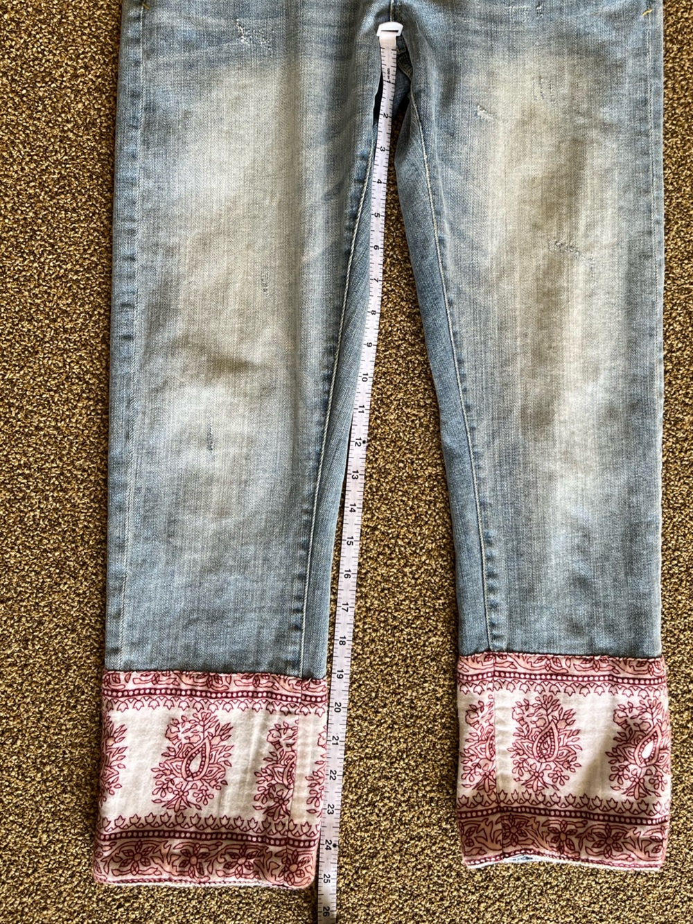 Pilcro and the Letterpress cropped boho jeans - Picture 2 of 7